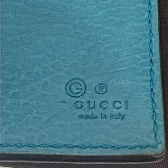 Gucci Blue Leather Tote and Wallet Set - Picture 8 of 16